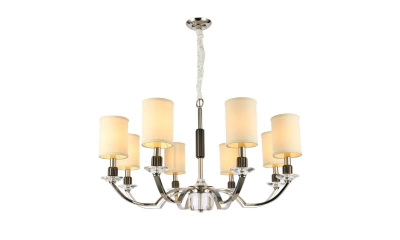 SL1122.103.08 Люстра подвесная ST-Luce Никель/Белый E14 8*40W