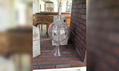 ваза стеклянная