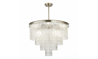 SL1230.102.08 Люстра потолочная ST-Luce Никель/Прозрачный E14 8*60W