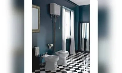 Sbordoni Neoclassica Унитаз С Высокой Трубой, Цвет Белый/Никель