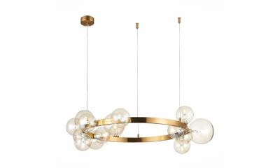 SL1165.302.15 Светильник подвесной ST-Luce Бронза/Коньячный G4 15*5W