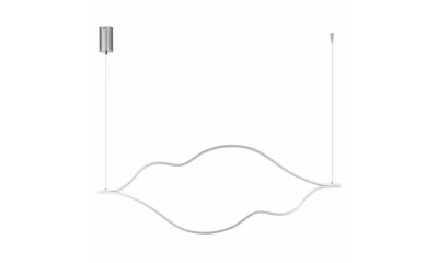 SL6106.103.65 Светильник подвесной ST-Luce Никель/Белый LED 1*65W 4000K