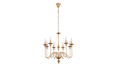 SL186.203.08 Люстра подвесная ST-Luce Латунь, Прозрачный E14 8*40W