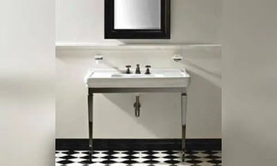 Sbordoni Neoclassica Раковина На Металлической Структуре 105Х60Хh76 См, Цвет Белый/Черный Никель