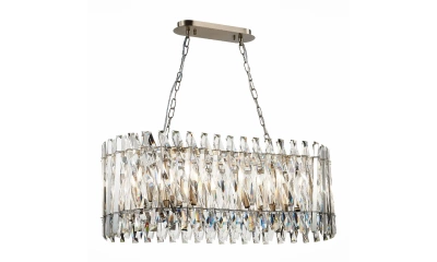 SL1170.103.10 Люстра подвесная ST-Luce Никель/Прозрачный E14 10*40W