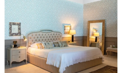 Спальня (кровать, тумбочки прикроватные 2 штуки) AM Classic Gala II