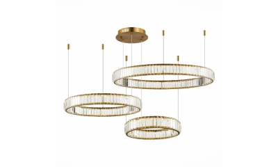 SL1622.313.03 Люстра подвесная ST-Luce Латунь/Прозрачный LED 1*122W 4000K