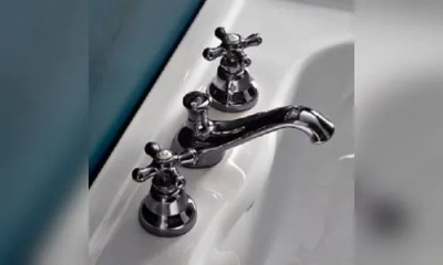 Sbordoni Etruria Смеситель Для Раковины На 3 Отверстия, Цвет Черный Никель