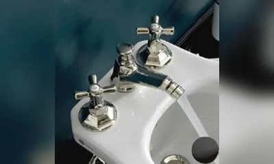 Sbordoni Deco Смеситель Для Биде На 3 Отверстия, Цвет Черный Никель