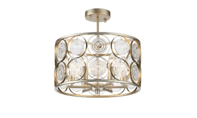 SL1105.202.06 Светильник потолочный ST-Luce Золотистый с патиной/Золотистый, Прозрачный E14 6*60W