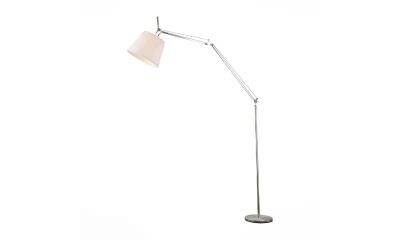 SL464.115.01 Торшер ST-Luce Хром/Белый E27 1*100W (из 2-х коробок)