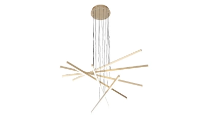 SL394.223.06 Светильник подвесной ST-Luce Матовое золото/Белый LED 6*16,6W 4000K