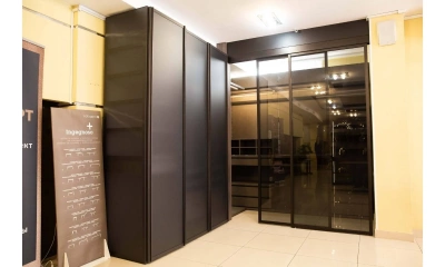 Гардеробная Sangiacomo + раздвижная перегородка