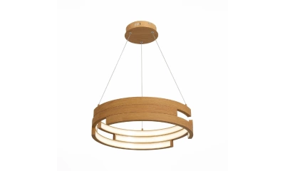 SL963.703.01 Люстра подвесная ST-Luce Светлое дерево/Светлое дерево, Белый LED 1*45W 4000K