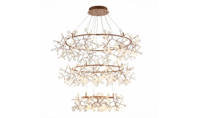 SL379.203.486 Люстра подвесная ST-Luce Медный/Белый LED 486*0,5W 3500K