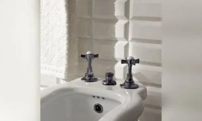 Sbordoni Antica Смеситель Для Биде На 3 Отверстия, Цвет Черный Никель