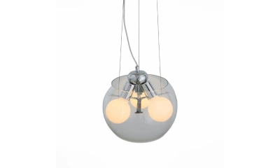 SL512.103.03 Светильник подвесной ST-Luce Хром/Прозрачный E27 Globe 3*60W