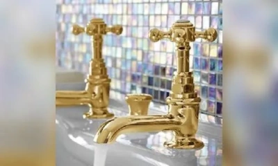 Sbordoni Parigi Смеситель Для Раковины На 3 Отверстия, Цвет Глянцевая Латунь