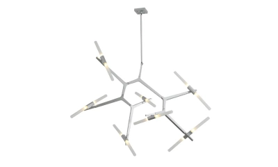 SL947.102.14 Люстра потолочная ST-Luce Серебристый/Белый G9 14*5W