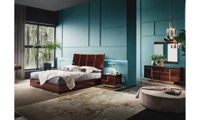 Комплект мебели в спальню Alf Group Bellagio (Кровать 180x200, комод, 2 тумбы).