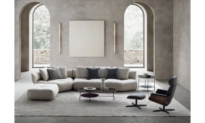 Диван угловой Alberta Salotti Moncheri