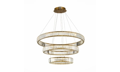 SL1622.303.03 Люстра подвесная ST-Luce Латунь/Прозрачный LED 1*122W 4000K