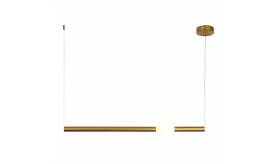 SL1222.223.01 Светильник подвесной ST-Luce Золотистый/Золотистый, Белый LED 1*18W 4000K