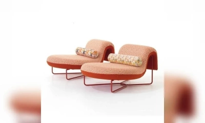 Кресло На Каркасе Из Металлических Трубок Обитое Тканью Futton, Moroso