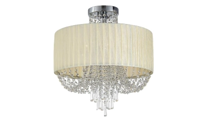 SL892.502.08 Люстра потолочная ST-Luce Хром/Слоновая кость, Прозрачный E14 8*40W