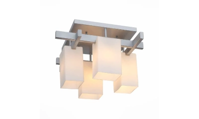 SL541.102.04 Люстра потолочная ST-Luce Серебристый/Белый E27 4*40W