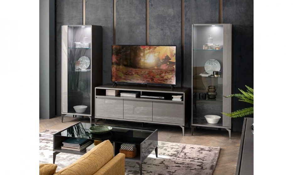 Витрина однодверная Alf Group Graphite - фото 1