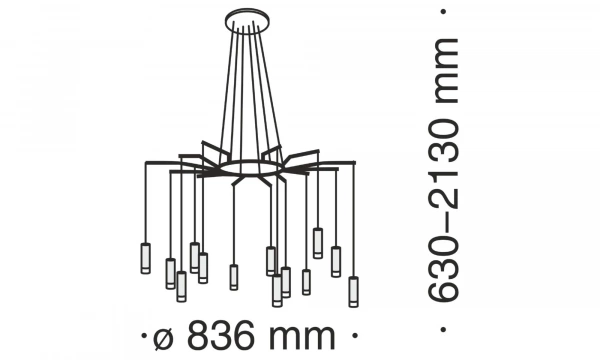 Подвесной Светильник Technical Mod035Pl-12B