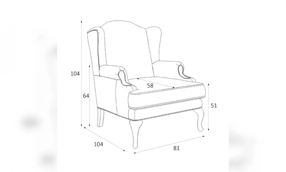 Кресло Kreind Френсис M12-Bn-B18 - фото 2