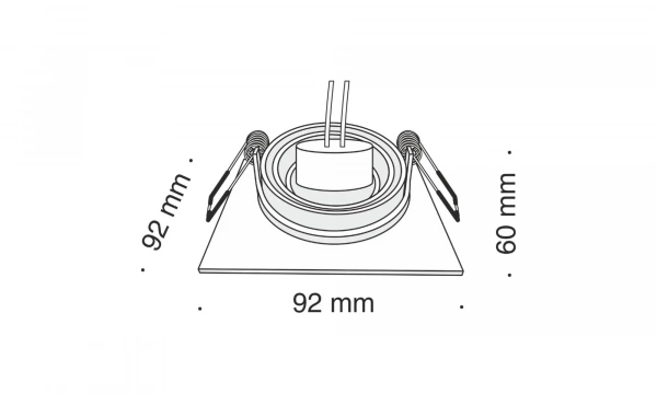 Встраиваемый Светильник Technical Dl024-2-01S