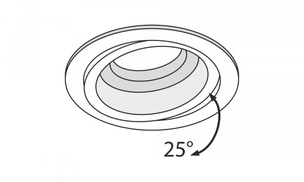 Встраиваемый Светильник Technical Dl025-2-01B