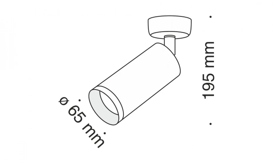 Потолочный Светильник Technical C017Cw-01Rg - фото 4