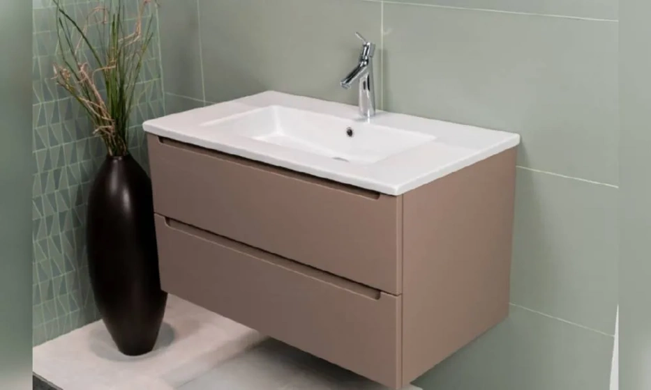 Тумба С Раковиной Scavolini Idro Fresh 71517016+32004832 90X51 См. Серо-Бежевый - фото 1