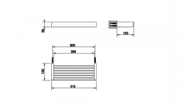Полка Rettangolo 20947.031