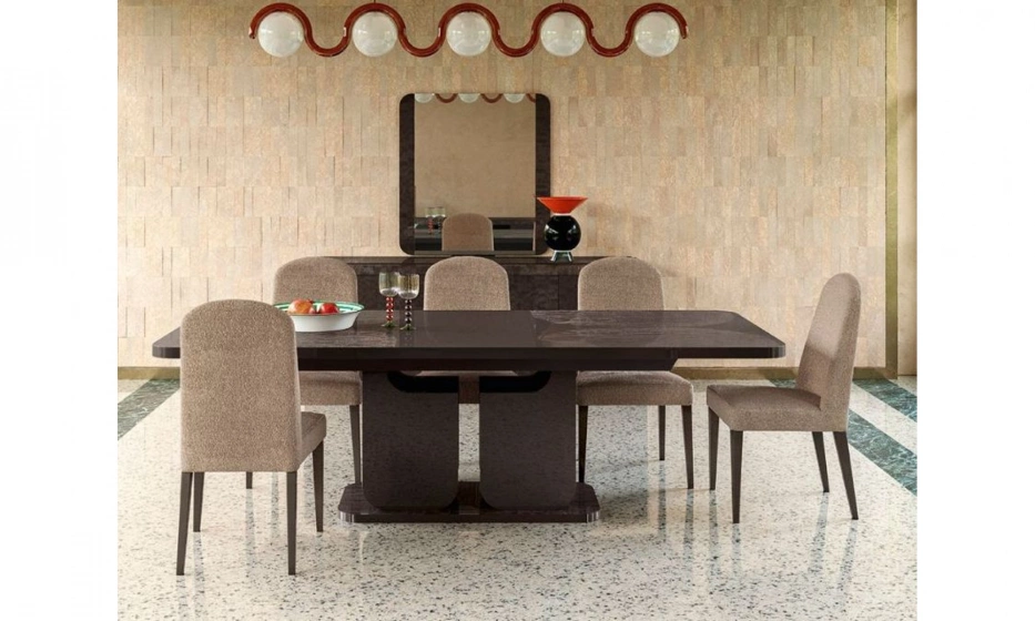 Столовая группа Alf Group Nyx (Стол + 6 стульев) - фото 1