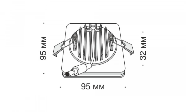 Встраиваемый Светильник Technical Dl2001-L12B