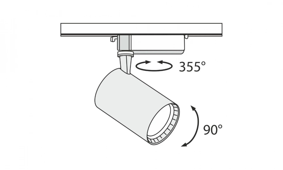 Трековый Светильник Technical Tr003-1-17W4K-B - фото 3
