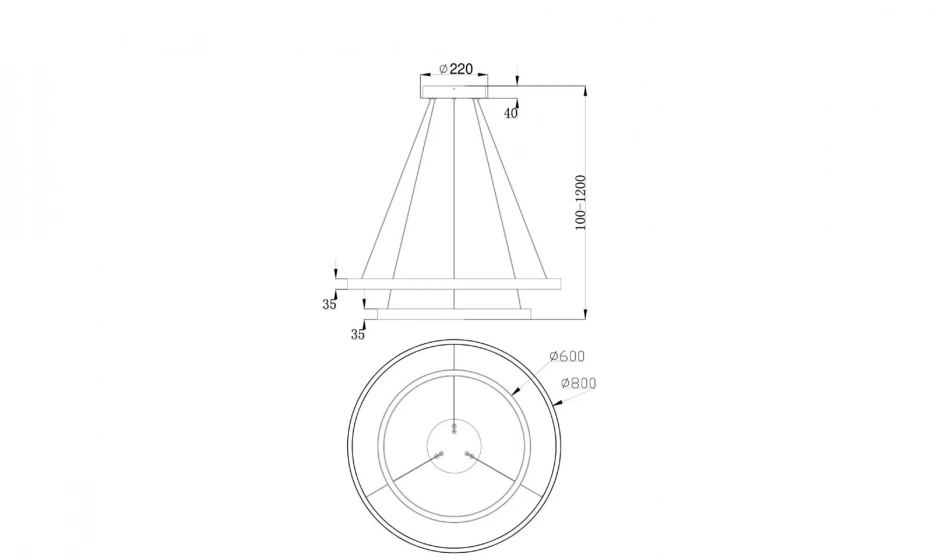Подвесной Светильник Technical Mod058Pl-L74Bs4K - фото 3