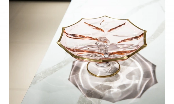 Конфетница VETRERIE DI EMPOLI  ROSA