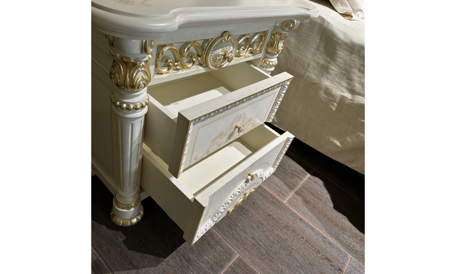 Комплект (кровать + 2 тумбочки) Valderamobili Luigi XVI - фото 15