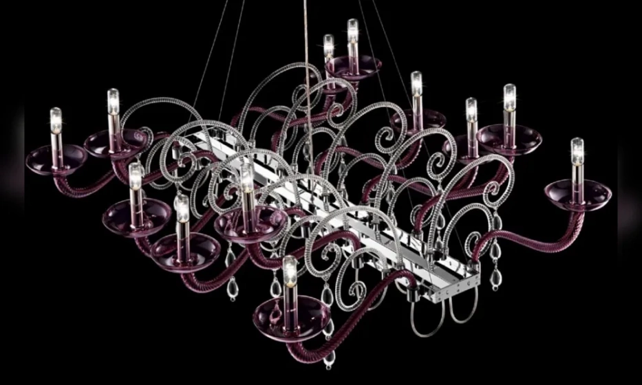 Barovier & Toso Люстра 7029\Al - фото 1