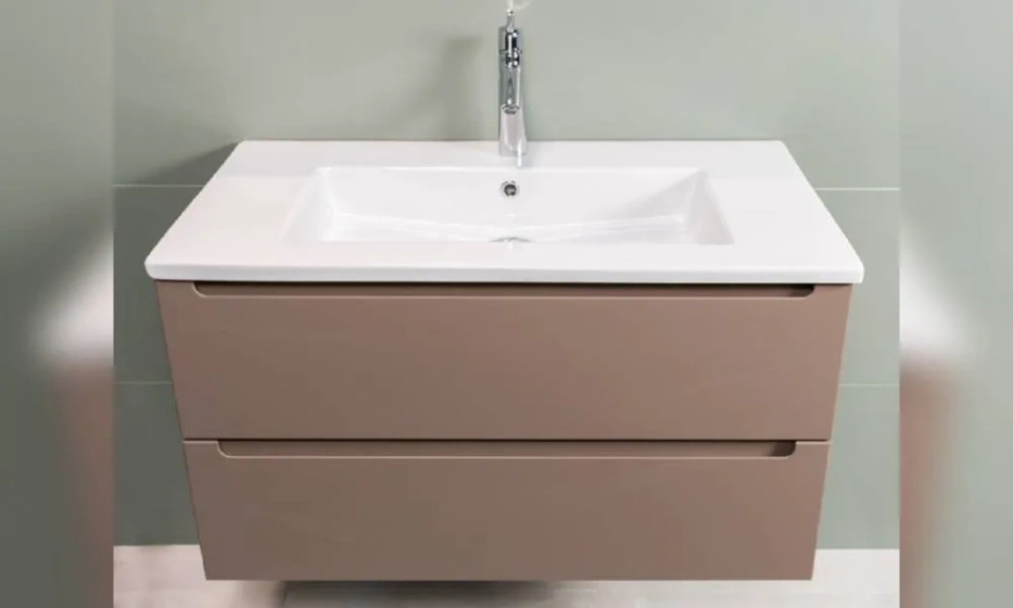 Тумба С Раковиной Scavolini Idro Fresh 71517016+32004832 90X51 См. Серо-Бежевый - фото 3