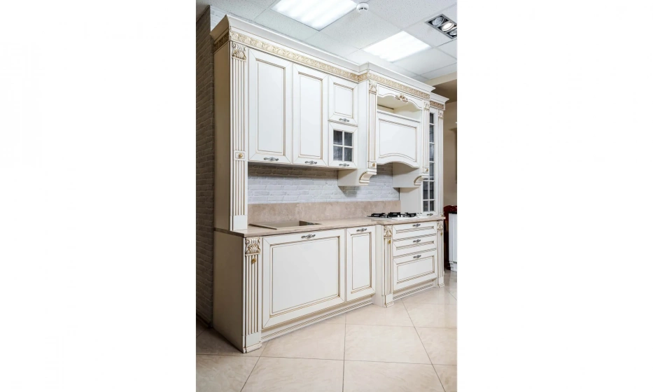 Stosa Cucine Dolcevita Кухня + Столешница+Мойка Бежевый\Золото - фото 1