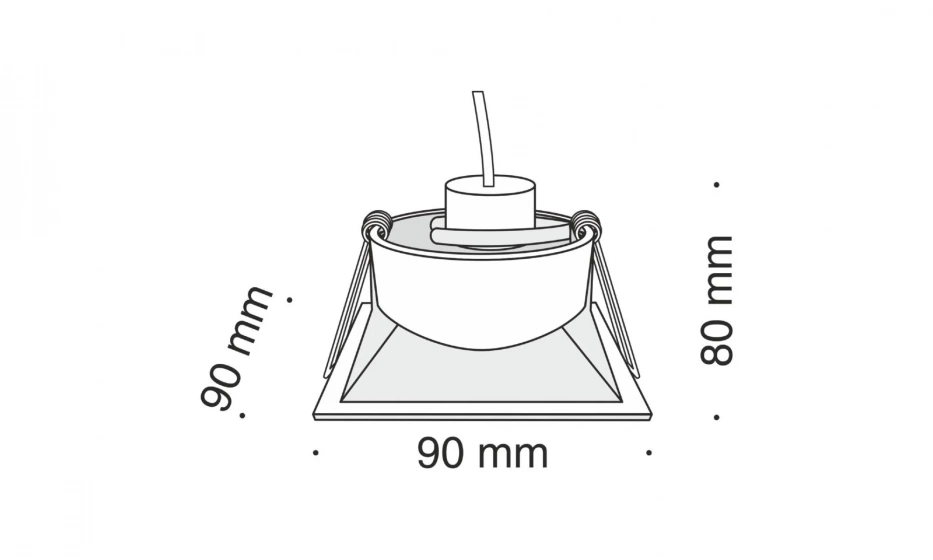 Встраиваемый Светильник Technical Dl029-2-01B - фото 2