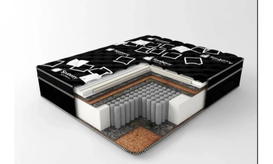 Матрас Сонберри Angelo Pillowtop 4См (Черный)-15 - фото 1