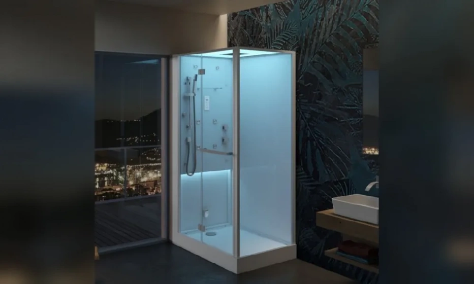 Душевая Кабина Jacuzzi Bali (Essential) Bal12230120 Белый/Хром - фото 1